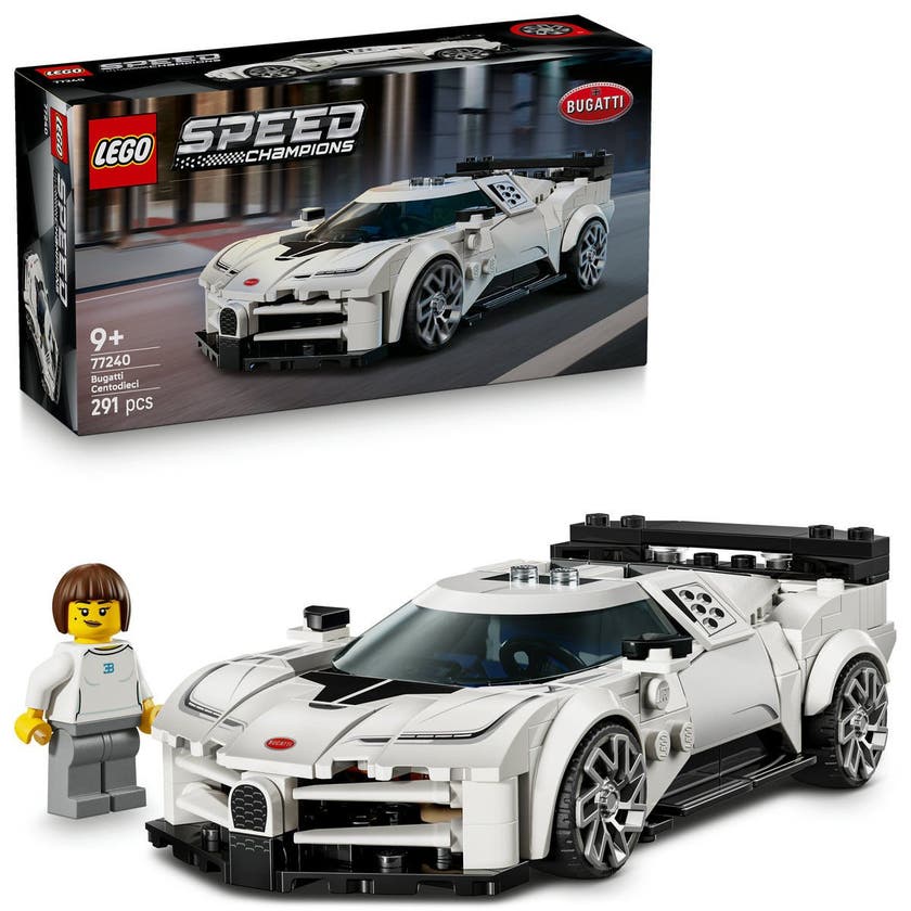 LEGO Speed Champions 77240, Bugatti Centodieci Hyper sportbil