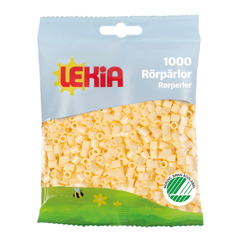 Rörpärlor 1000 st Ljusgul