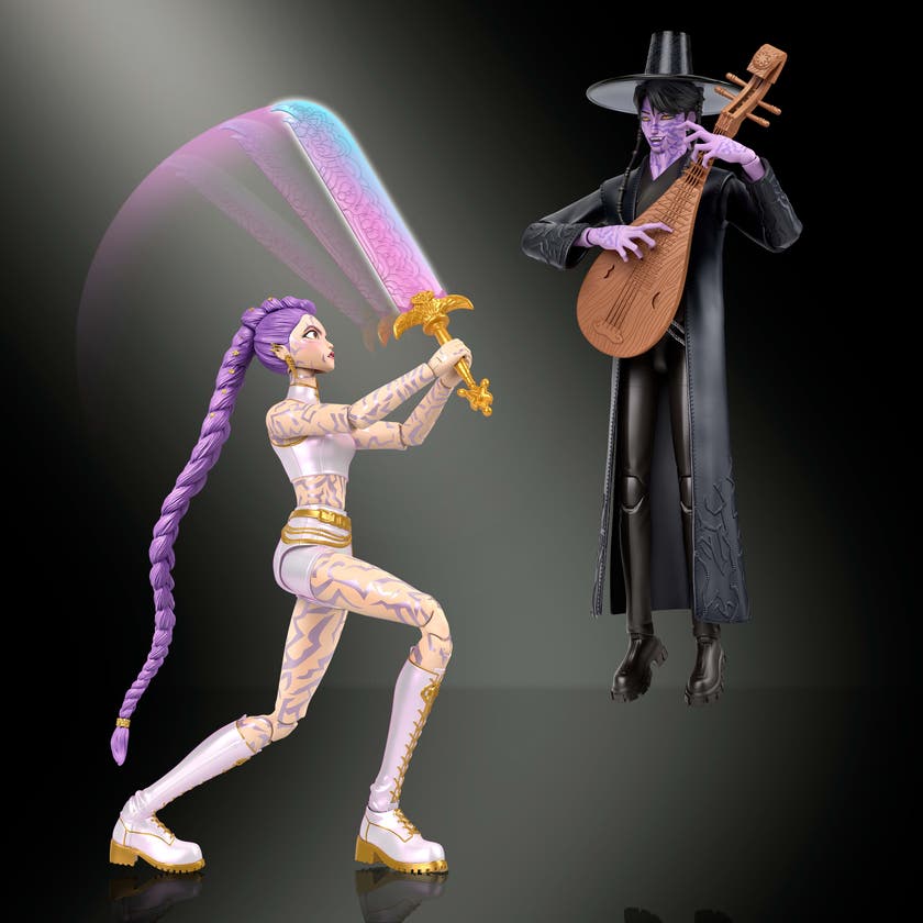 Mattel K-Pop Demon Hunters Rumi & Jinu figurer