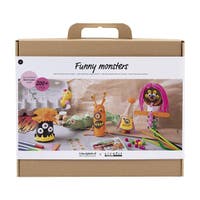 Maxi DIY Mix Roliga monster, olika färger, 1-pack