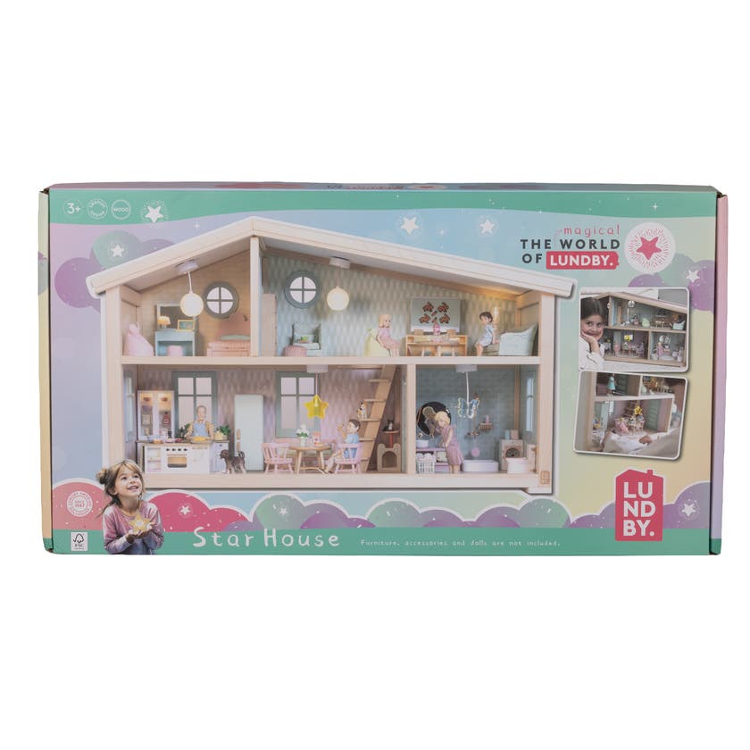 LUNDBY Star House Dockhus i trä