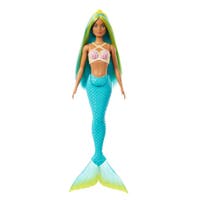 Barbie Mermaid - Blått/Grönt Hår