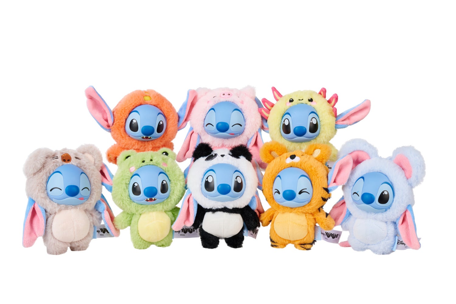 Disney YuYus Stitch Mystery Plush nyckelring 12 cm