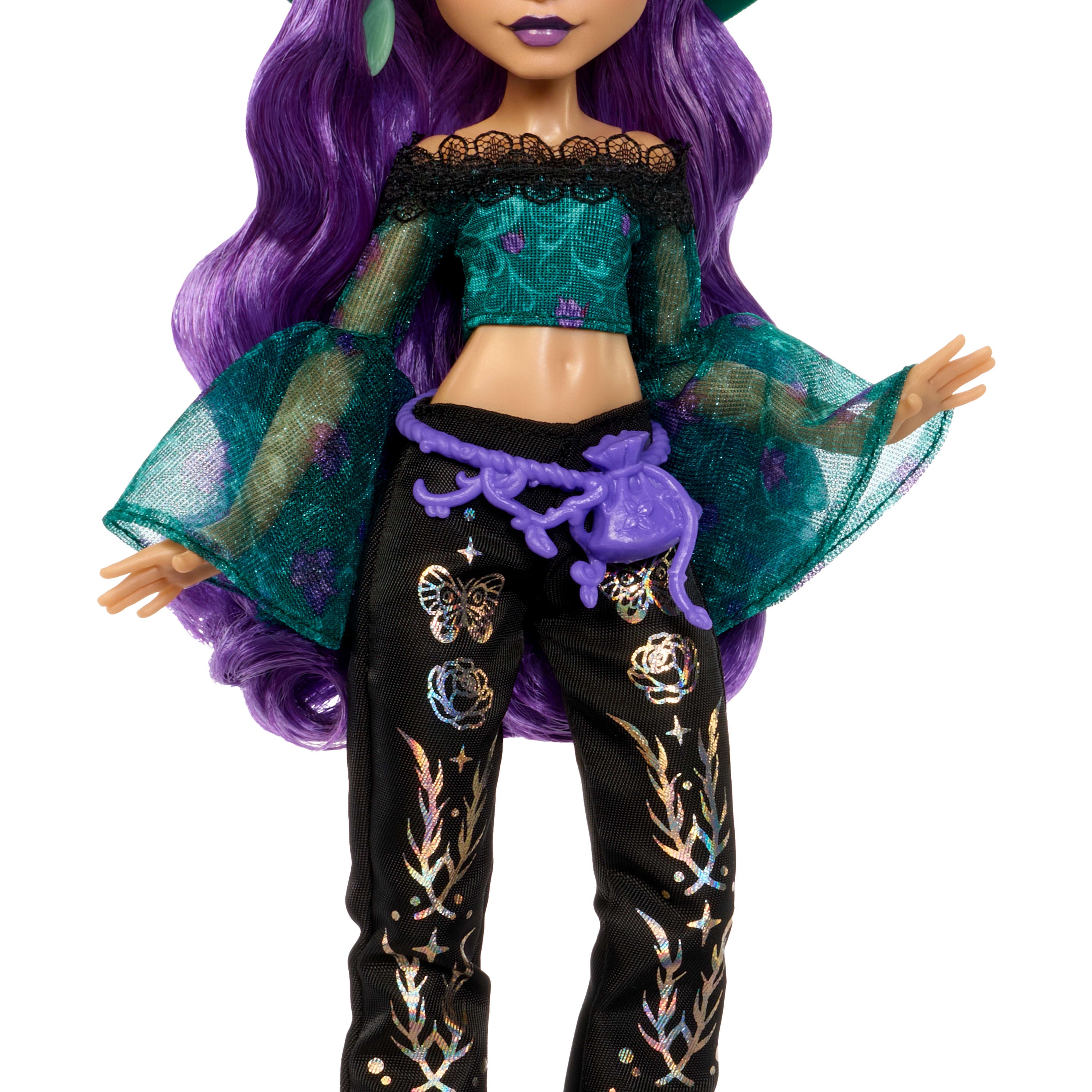 Monster High Willow Thorne Naturhäxa-docka med tillbehör