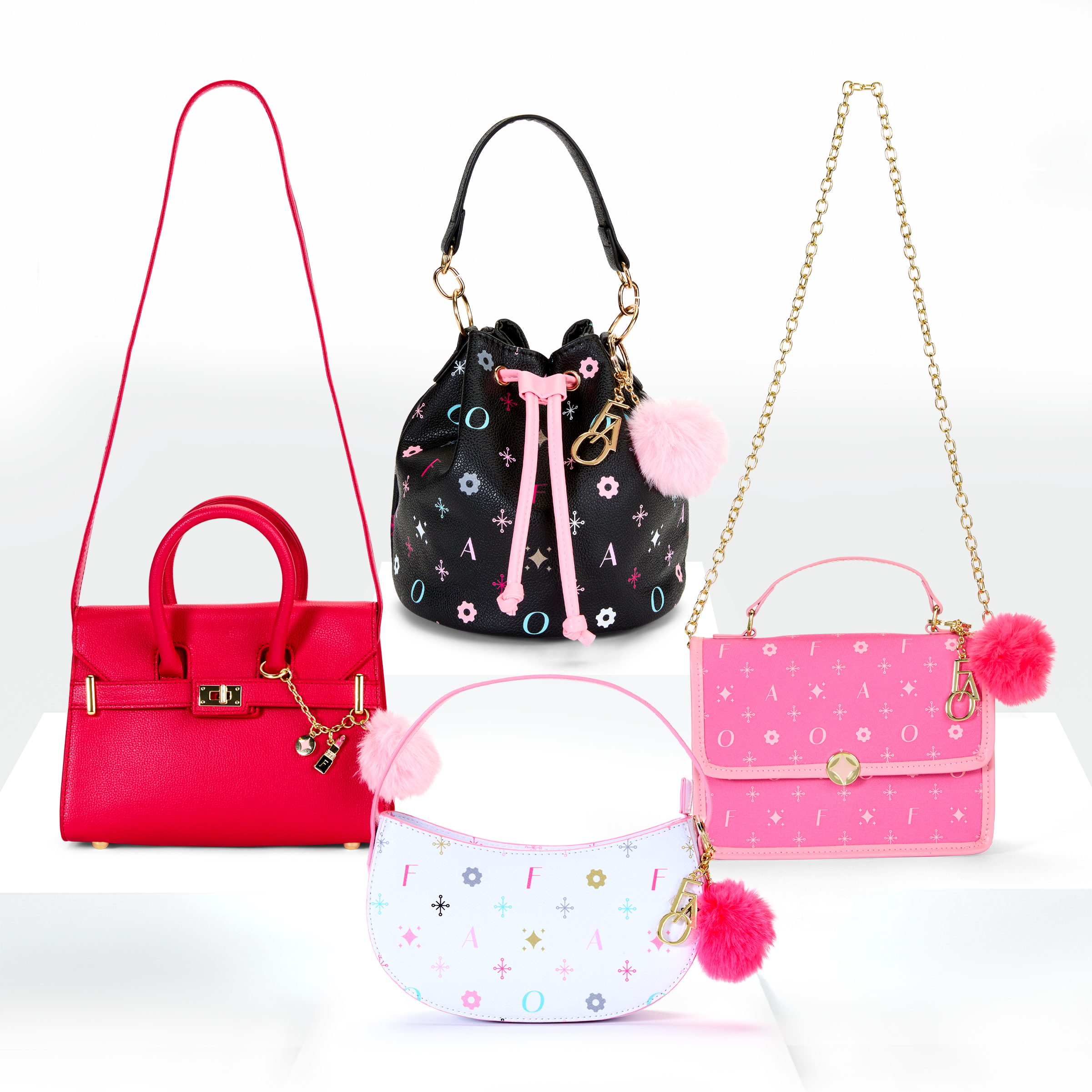 FAO SCHWARZ Glamour Purse Bucket Bag