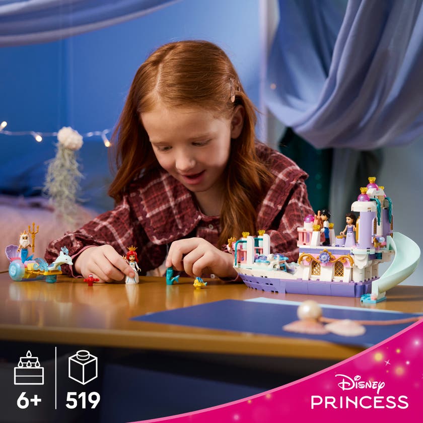 LEGO® │ Disney Princess Ariels kungliga bröllopsbåt 43299