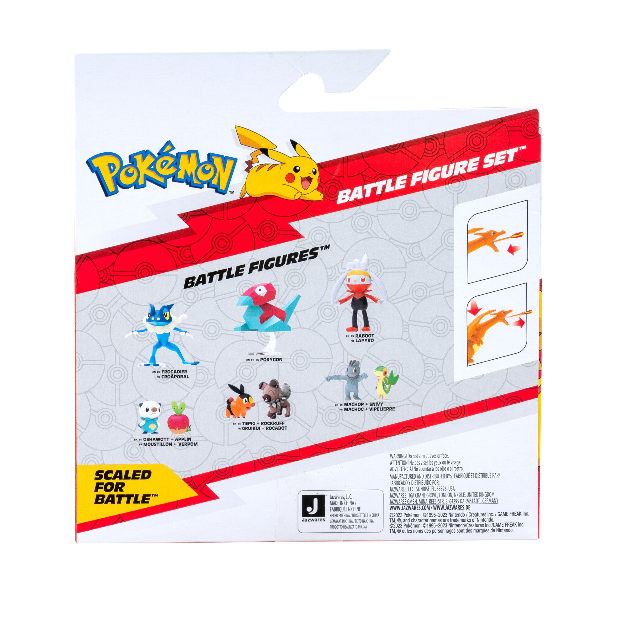 Pokemon, Figure Set 2 Pk Charizard And Pikachu