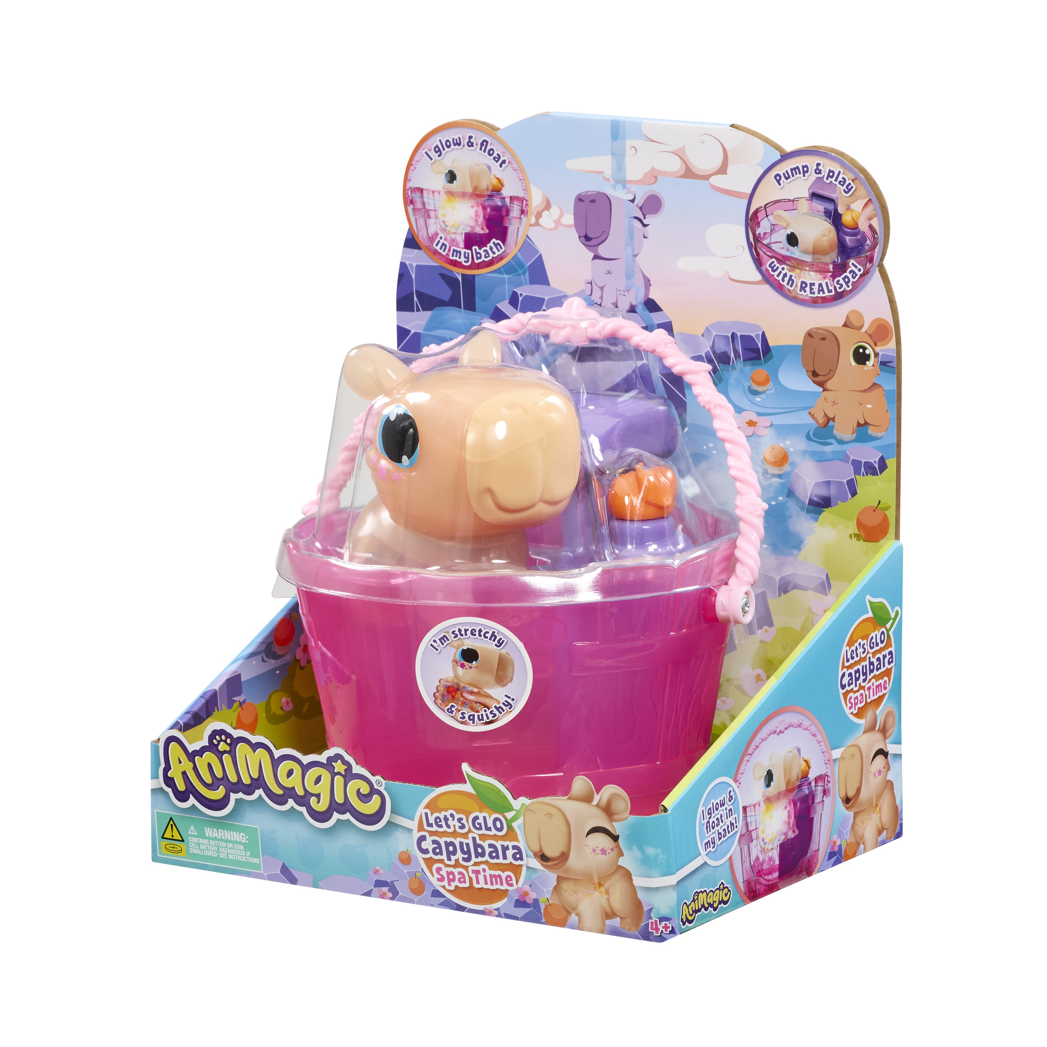 Animagic Let's Glo Capybara Spa Time