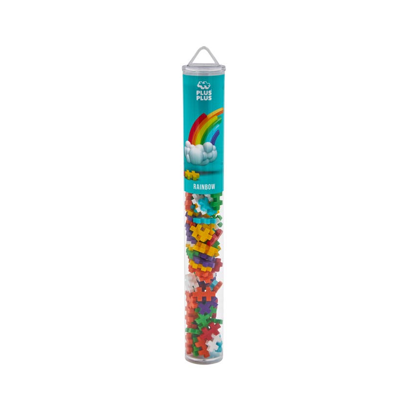 Plus-Plus, Rainbow Color mix / 100 pcs Tube