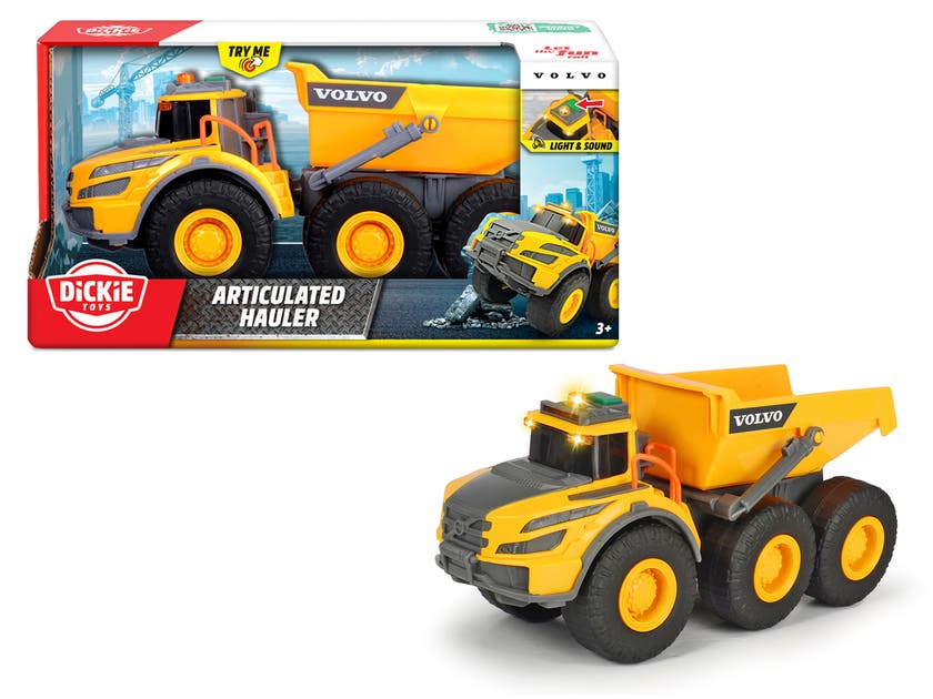 Dickie Toys Volvo Dumper 23 cm med ljus och ljud
