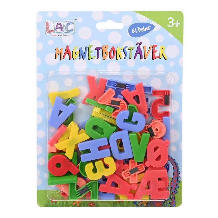 LAC, Magnetbokstäver&Siffror 62 st