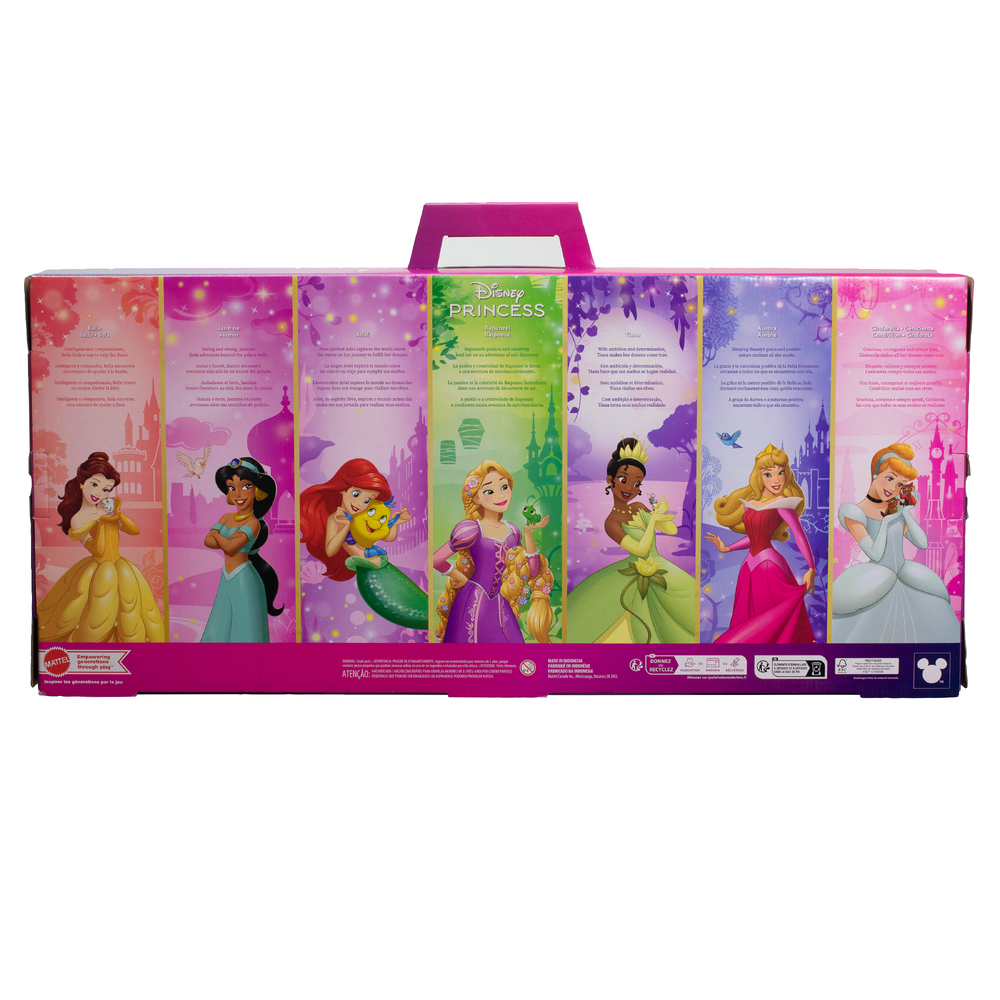 Disney Princess Fashion Doll 7-pack