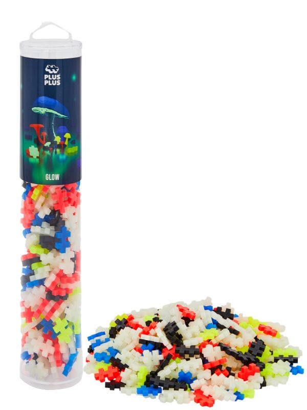 Plus-Plus, Glowmix Tube / 240 pcs.