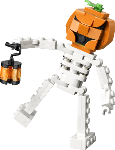 Roligt halloweenskelett