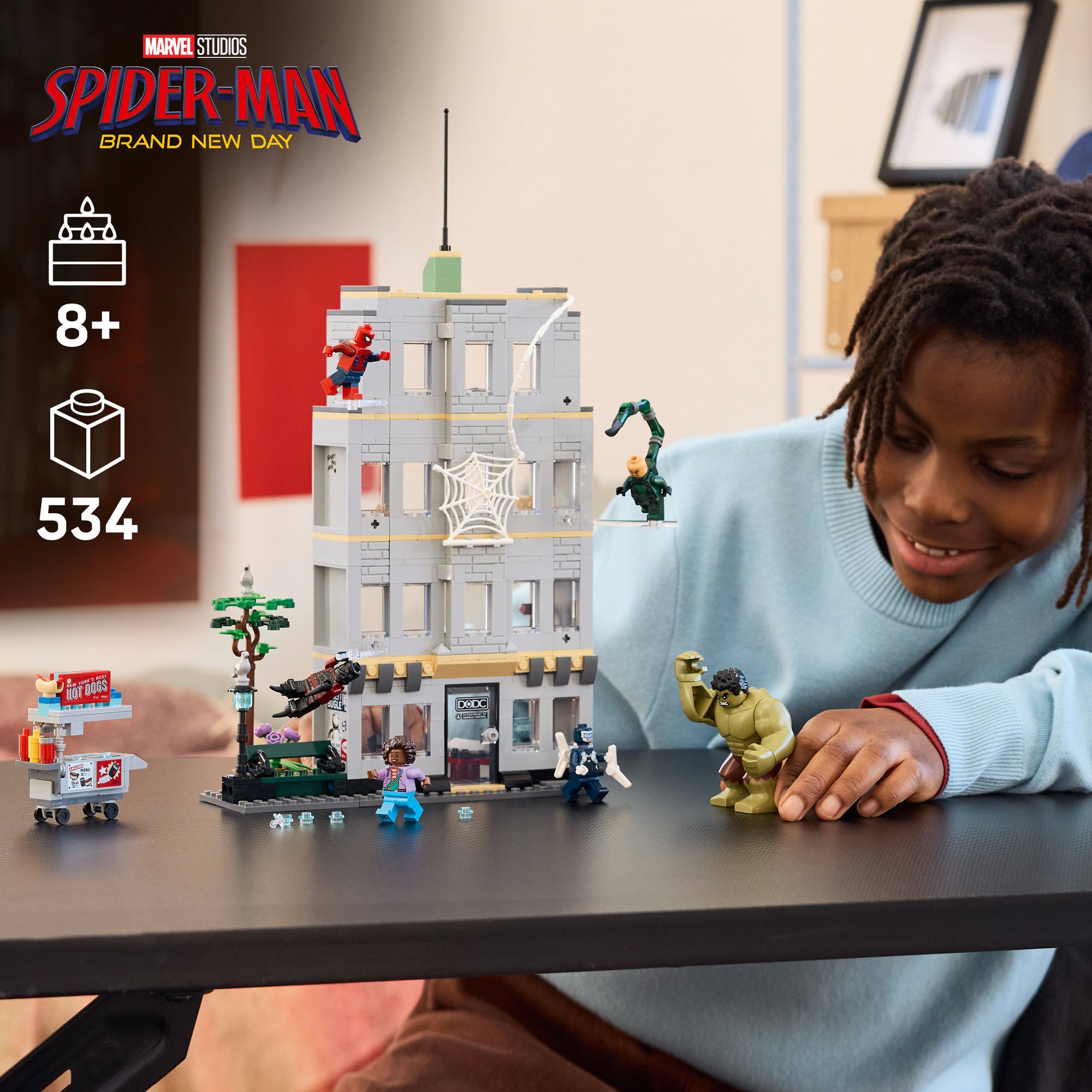  LEGO® | Marvel Episk sammandrabbning med Spider-Man mot Hulk 76350