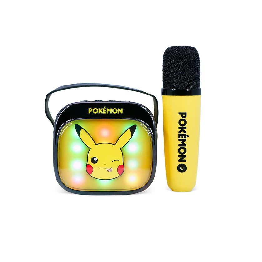 Pokémon Karaokehögtalare Pikachu LED-mikrofon