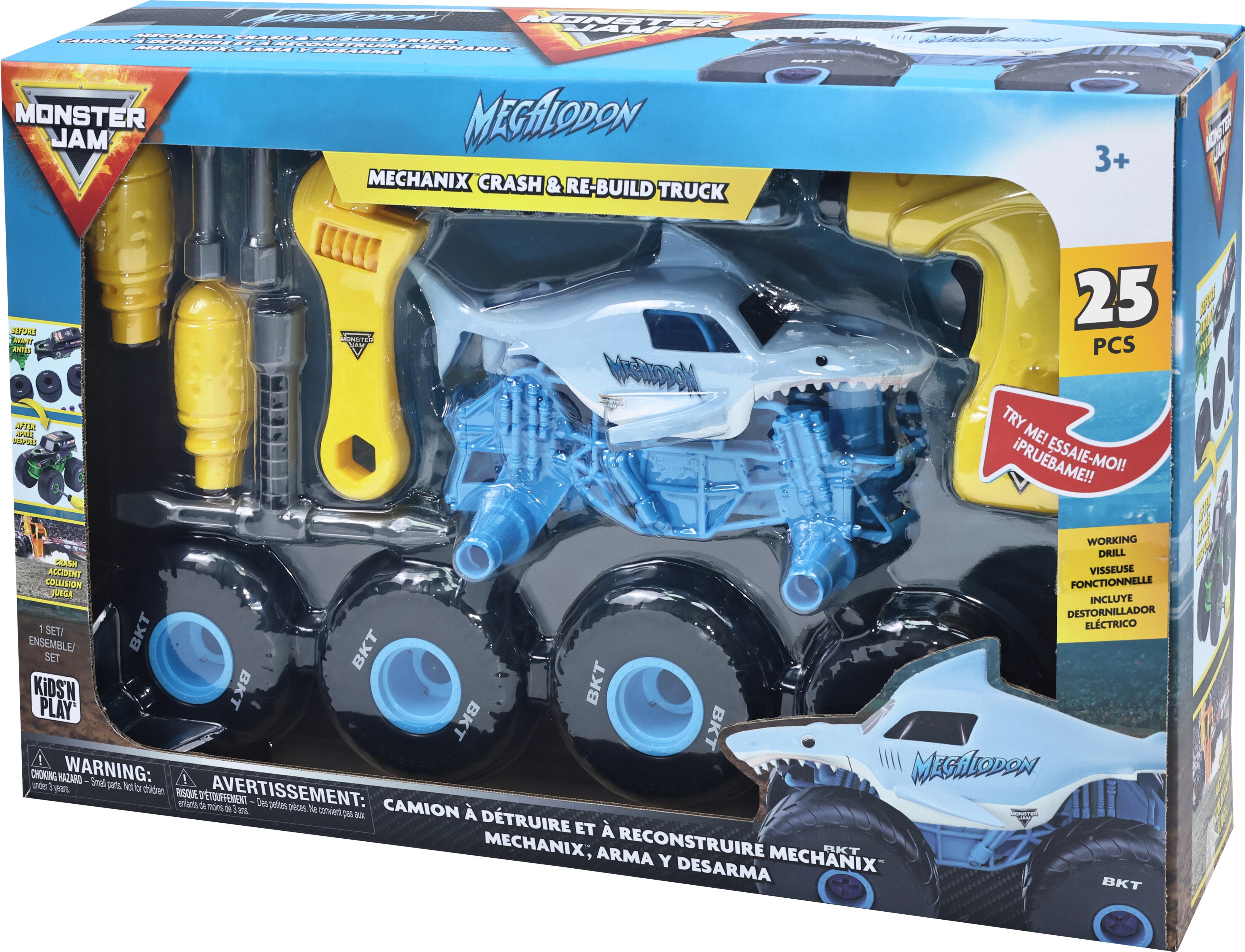 Monster Jam Mechanix Megalodon 1:18