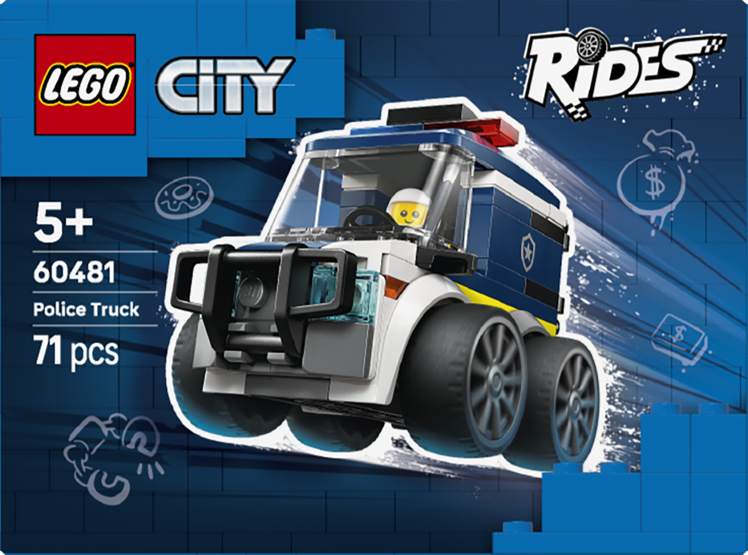 LEGO® City Fordon – polisbil Bygg- och lekset 60481