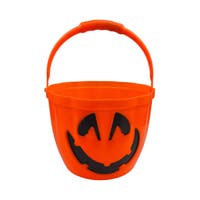 Halloween, Led Pumpkin Bucket 16,5*23 Cm
