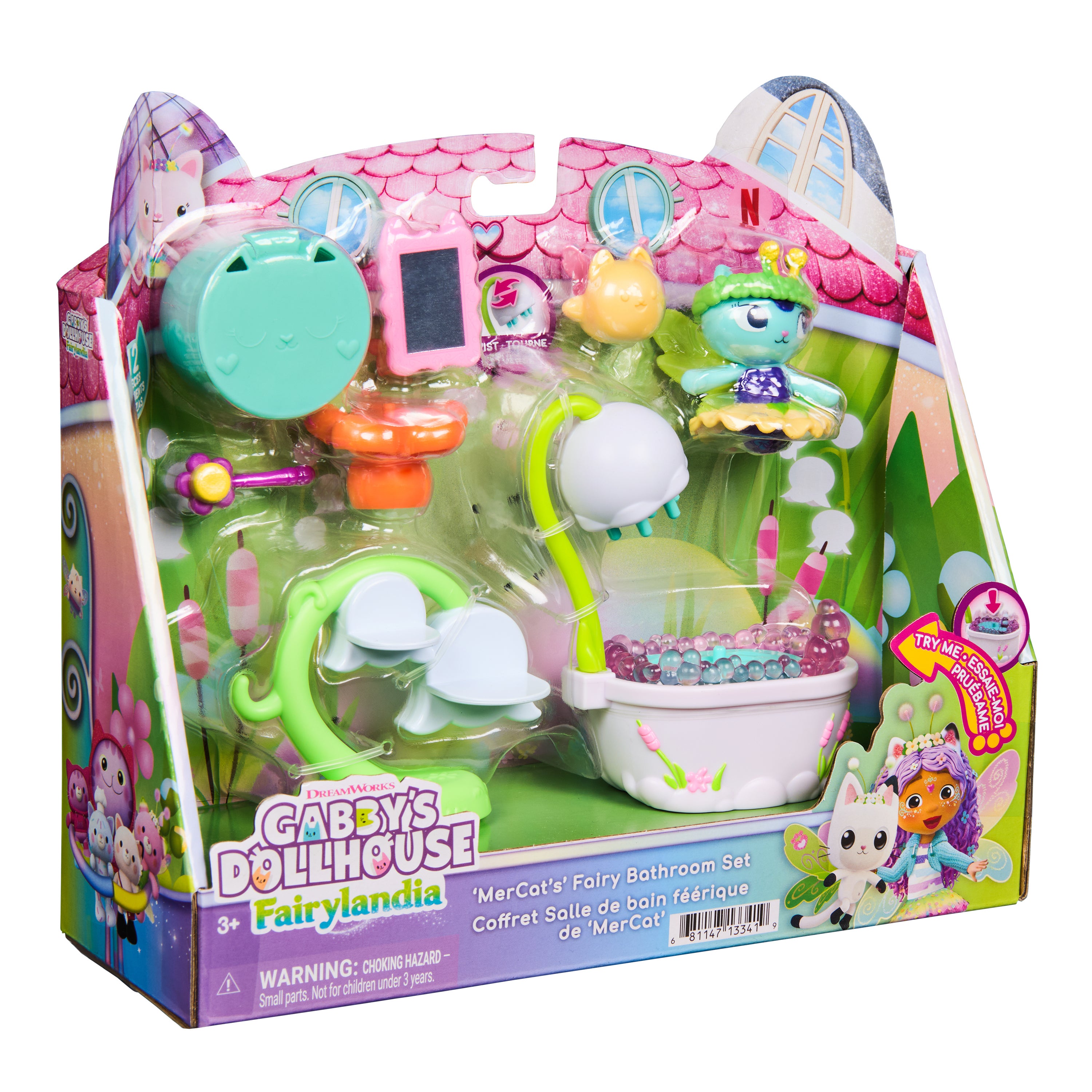 Gabby's Dollhouse Mercat Fairy Badrum