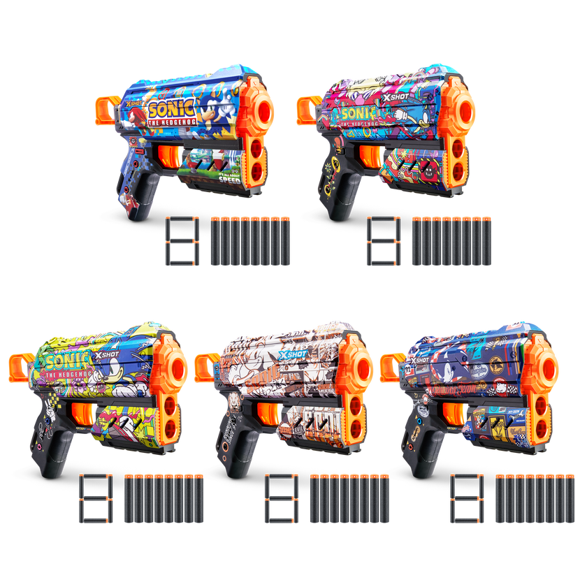 XSHOT SKINS-FLUX(8 Darts) SONIC