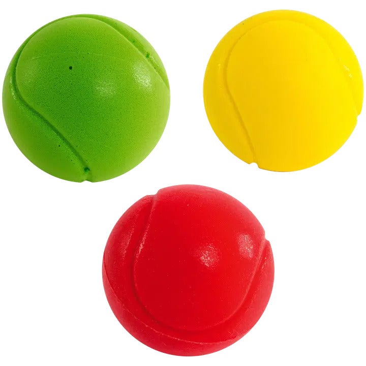 Mjuka tennisbollar i skumplast, 3-pack
