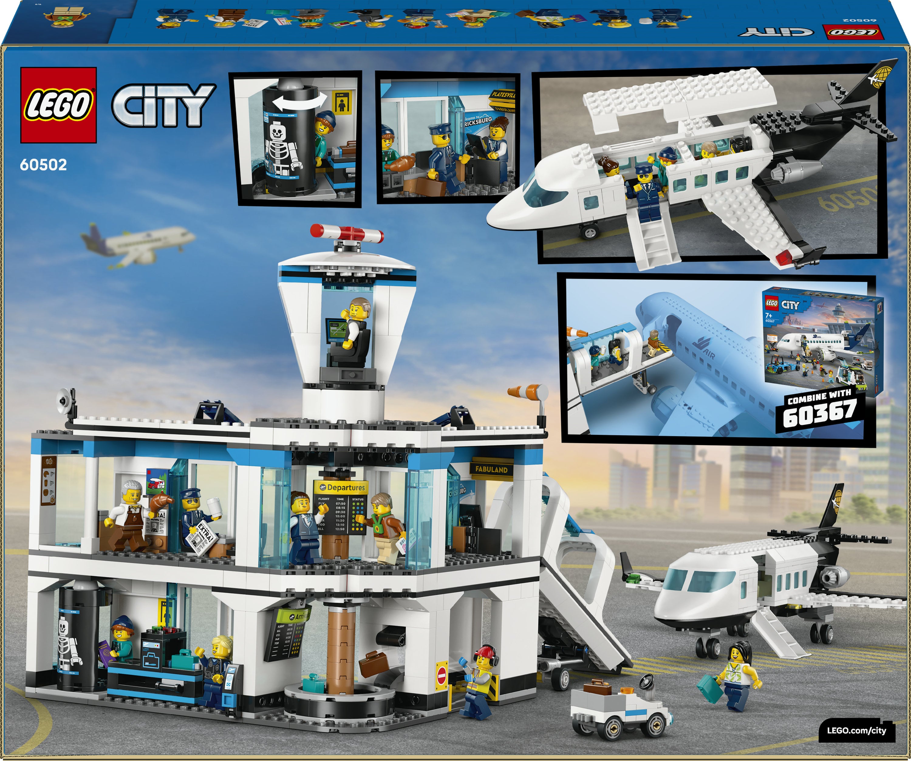 LEGO® City Airport with Airplane 60502
