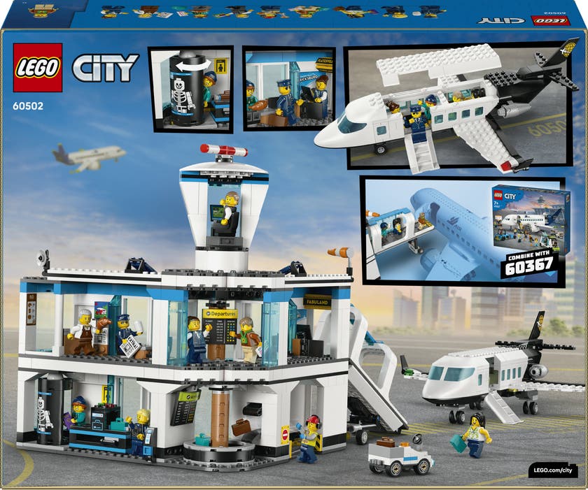 LEGO® City Airport with Airplane 60502