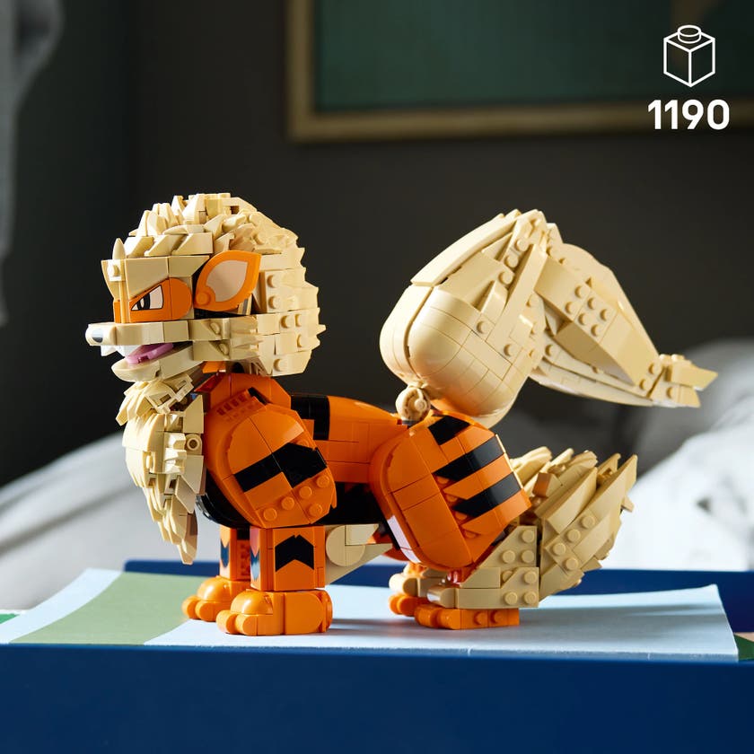 LEGO® Pokémon 72160 Arcanine, Samlarfigur för Vuxna
