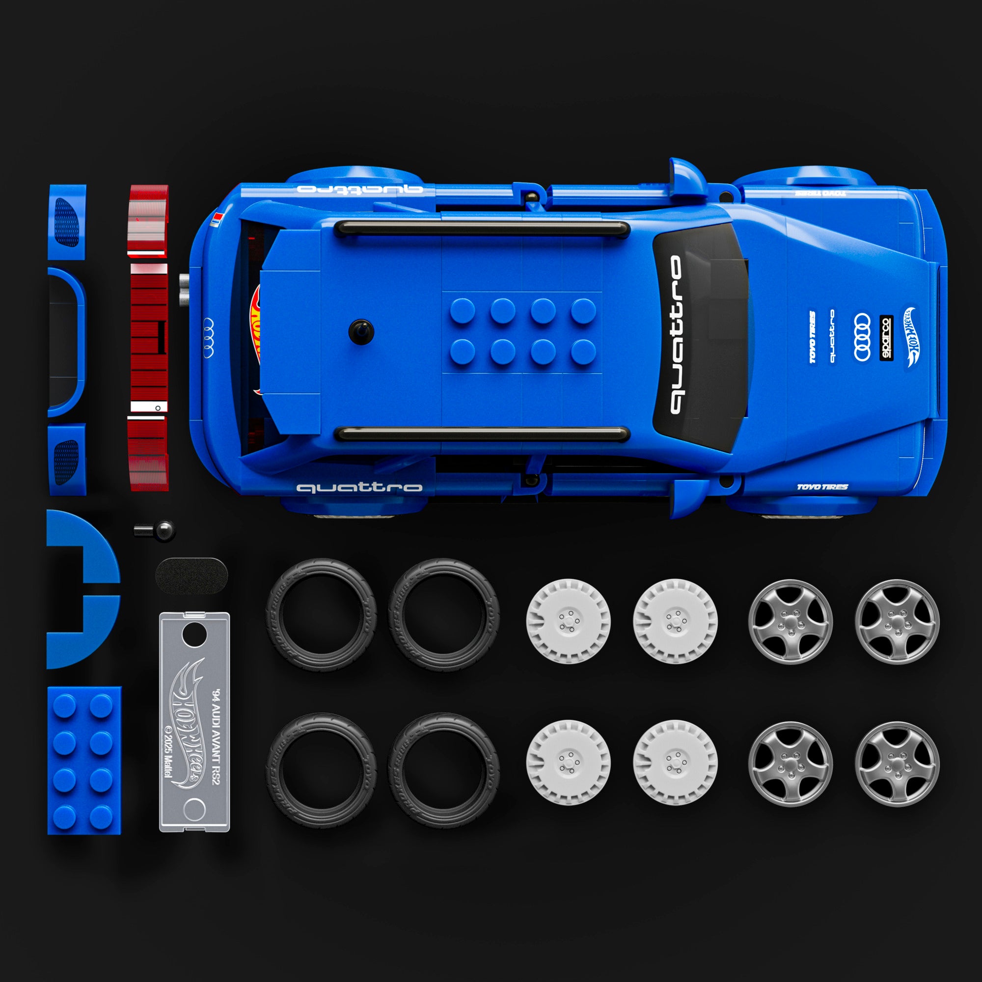 Mattel Brick Shop Speed Series Audi Avant RS2