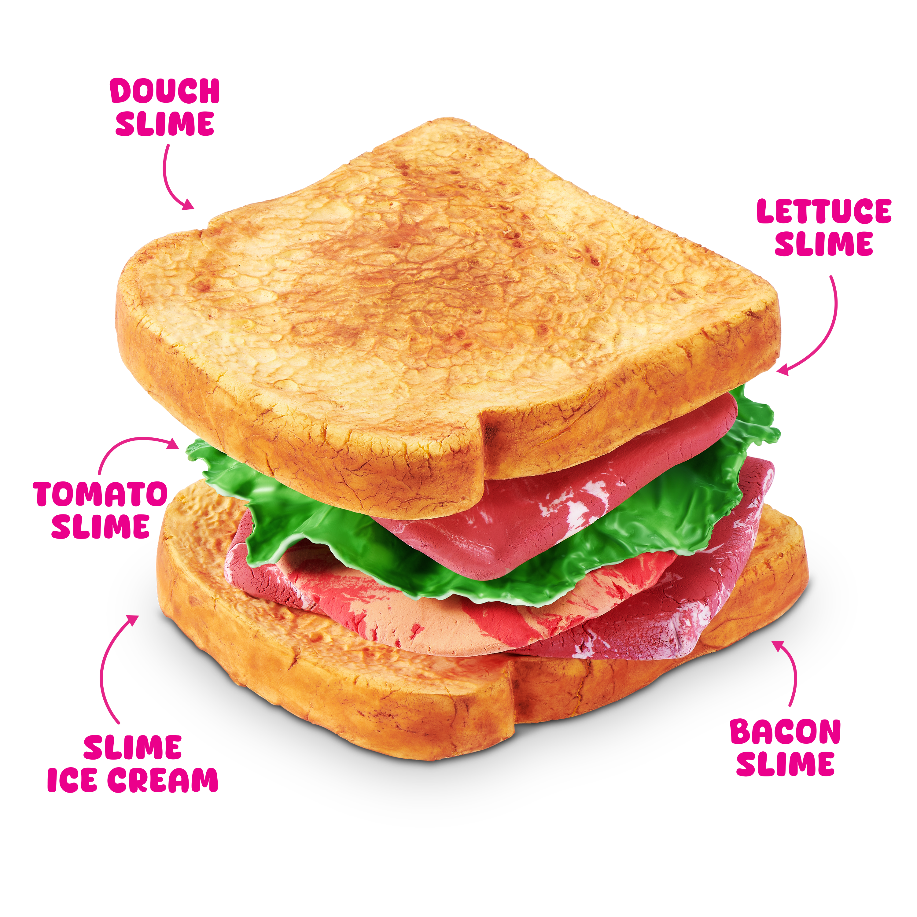 Slime mart – skapa realistisk mat av klämbart slime