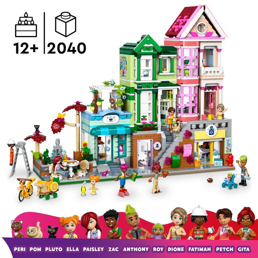 LEGO Friends 42670, Heartlake Citys lägenheter och butiker