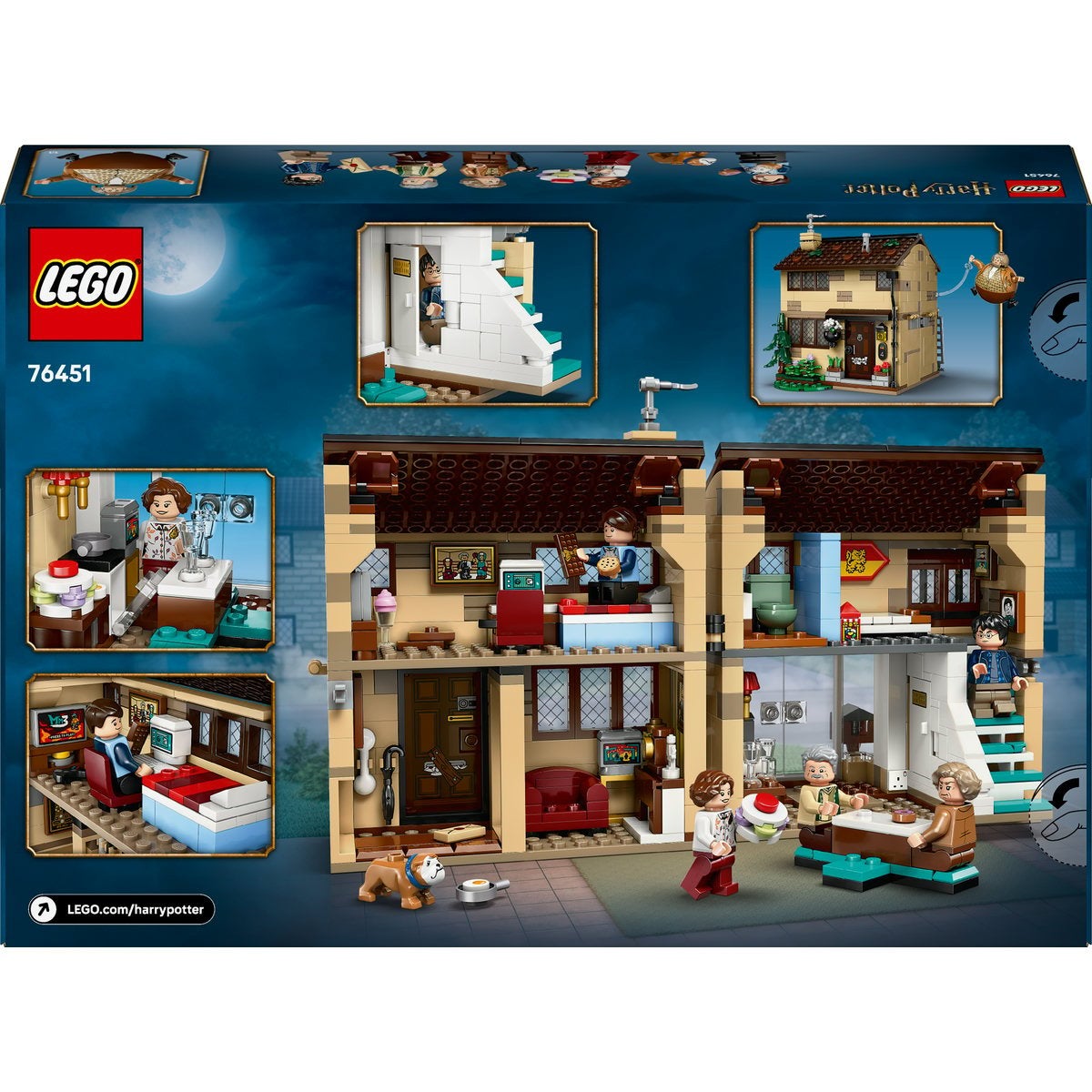LEGO Harry Potter  76451, Privet Drive: faster Marges besök