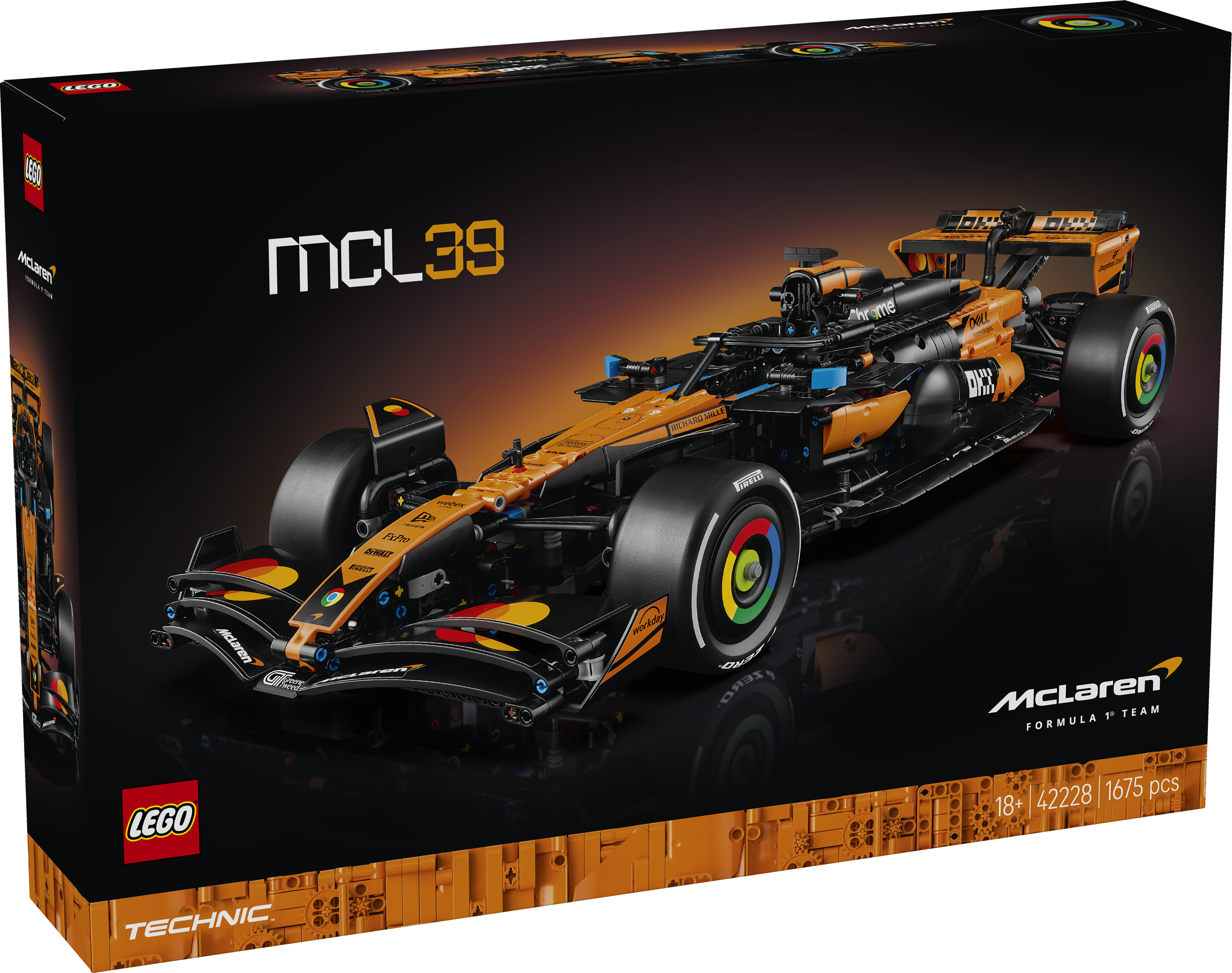 LEGO® Technic McLaren MCL39 F1® bil Byggset och present 42228