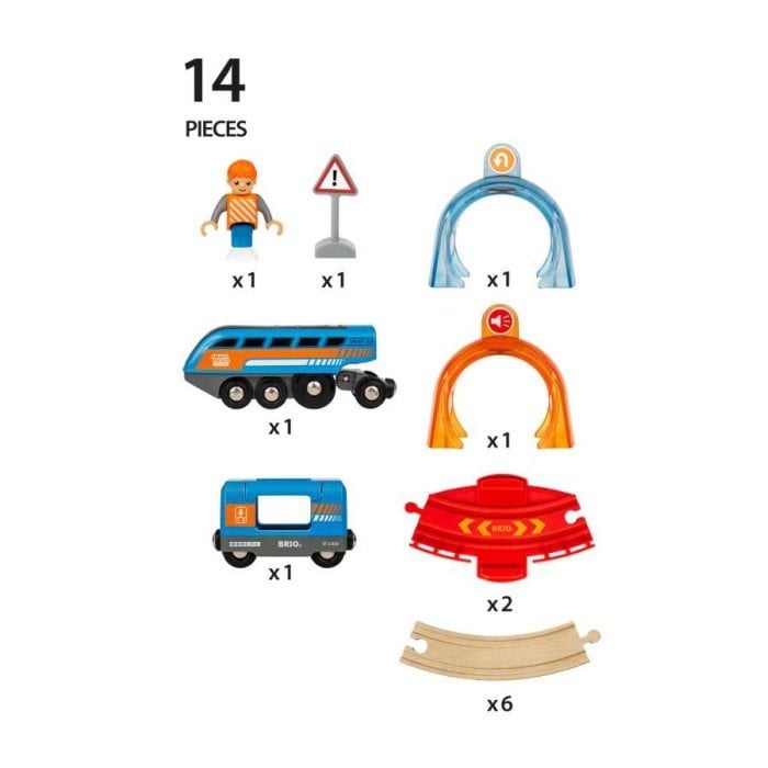 BRIO World 33974, Smart Tech Sound Action Tunnel Circle Set