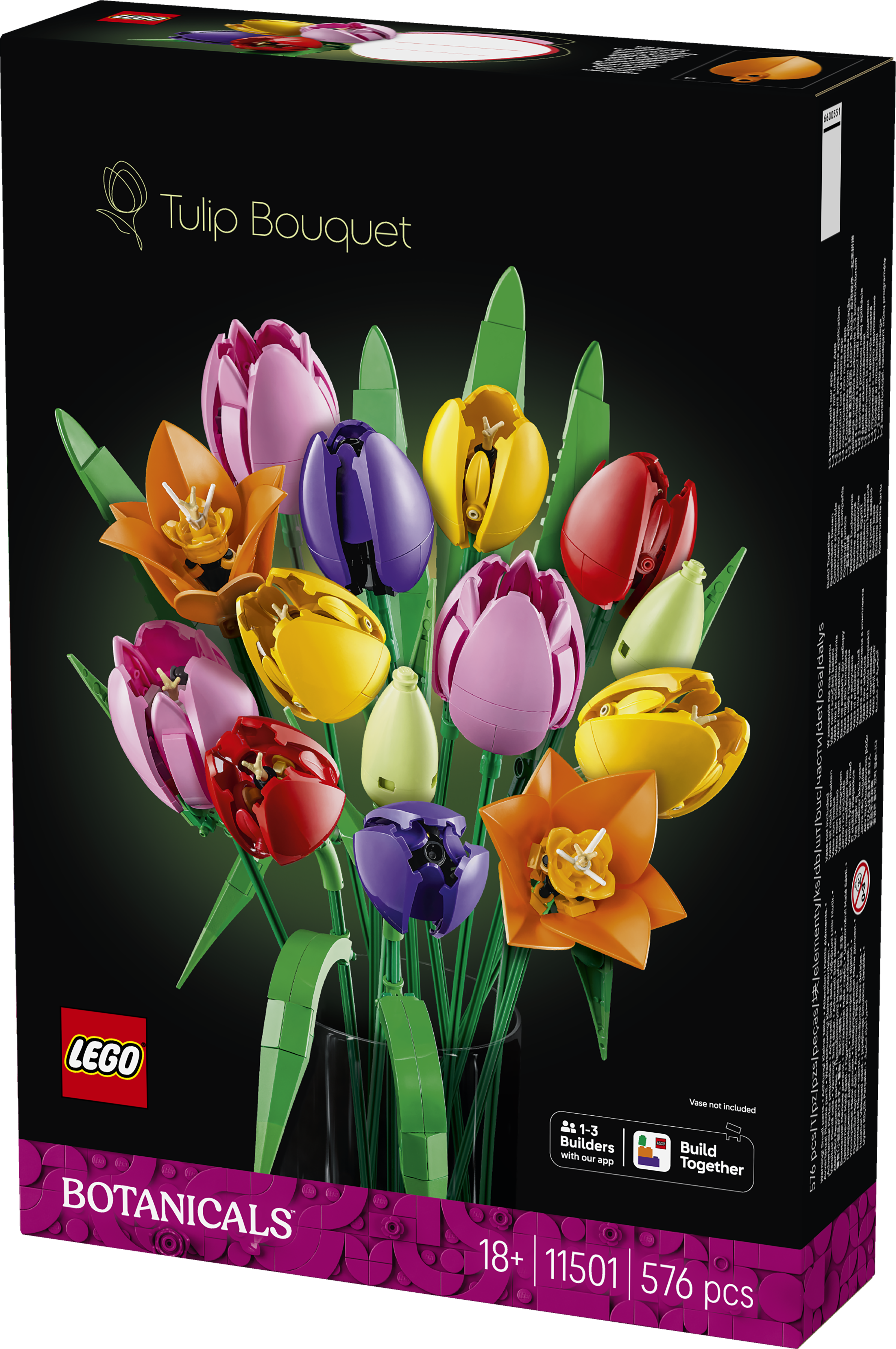 LEGO® Botanicals Bukett med tulpaner Blomsterprydnad 11501