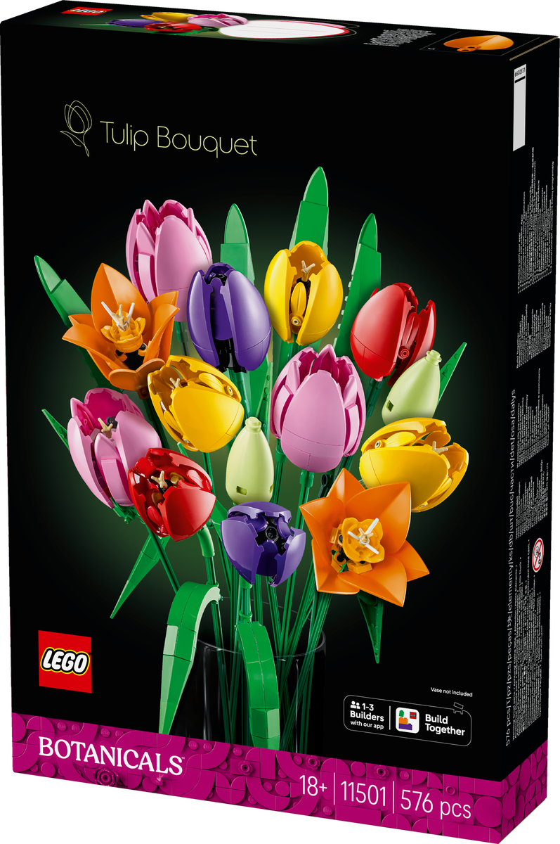 LEGO® Botanicals Bukett med tulpaner Blomsterprydnad 11501