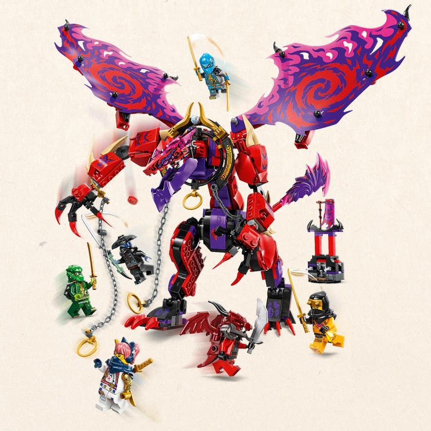 LEGO Ninjago 71832, Thunderfang Dragon of Chaos