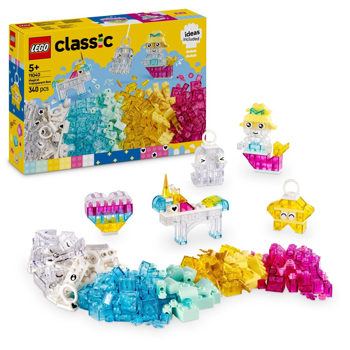 LEGO Classic 11040, Magical Transparent Box