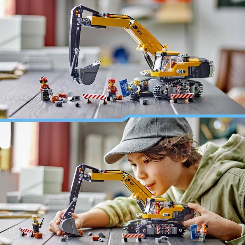 LEGO City 60420, Gul grävmaskin