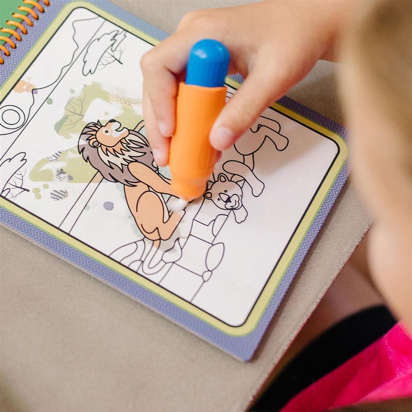 Water WOW Safari målarbok