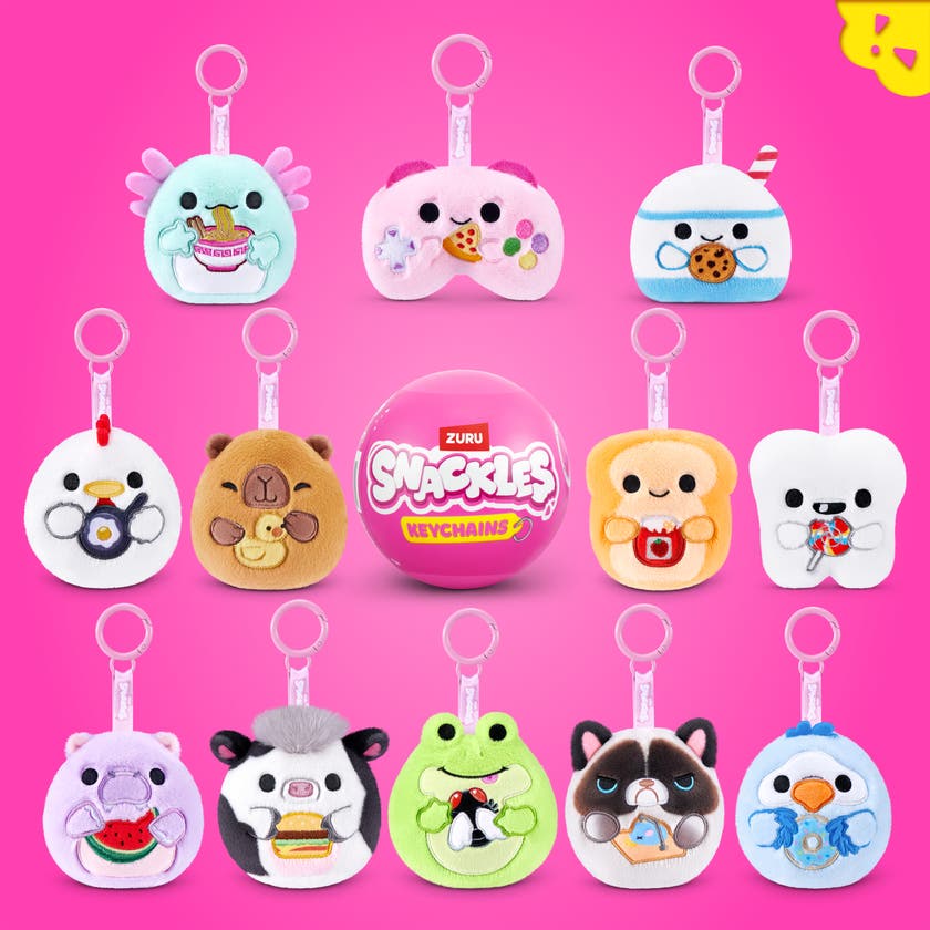 Snackles Keychains 8 cm gosedjur