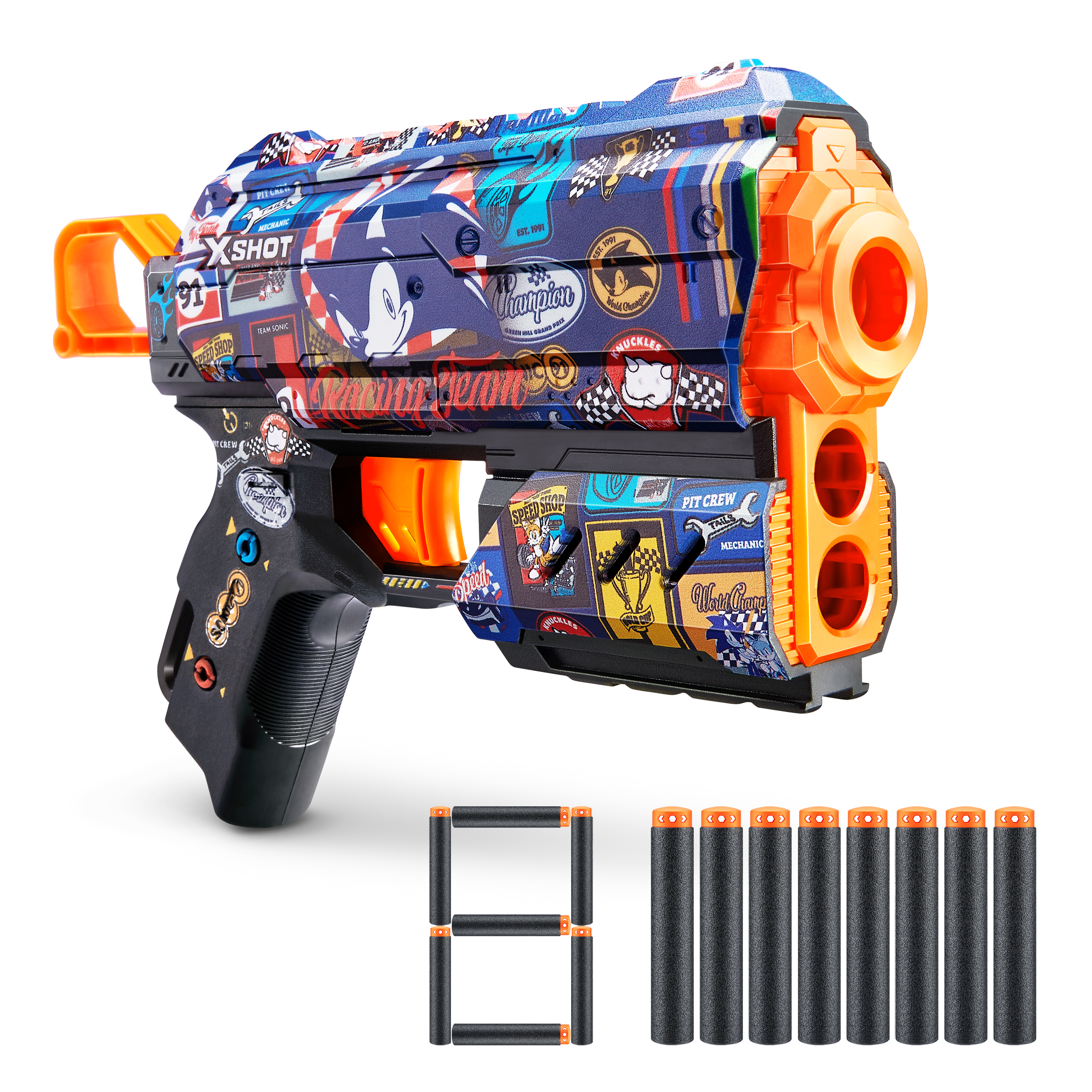 XSHOT SKINS-FLUX(8 Darts) SONIC