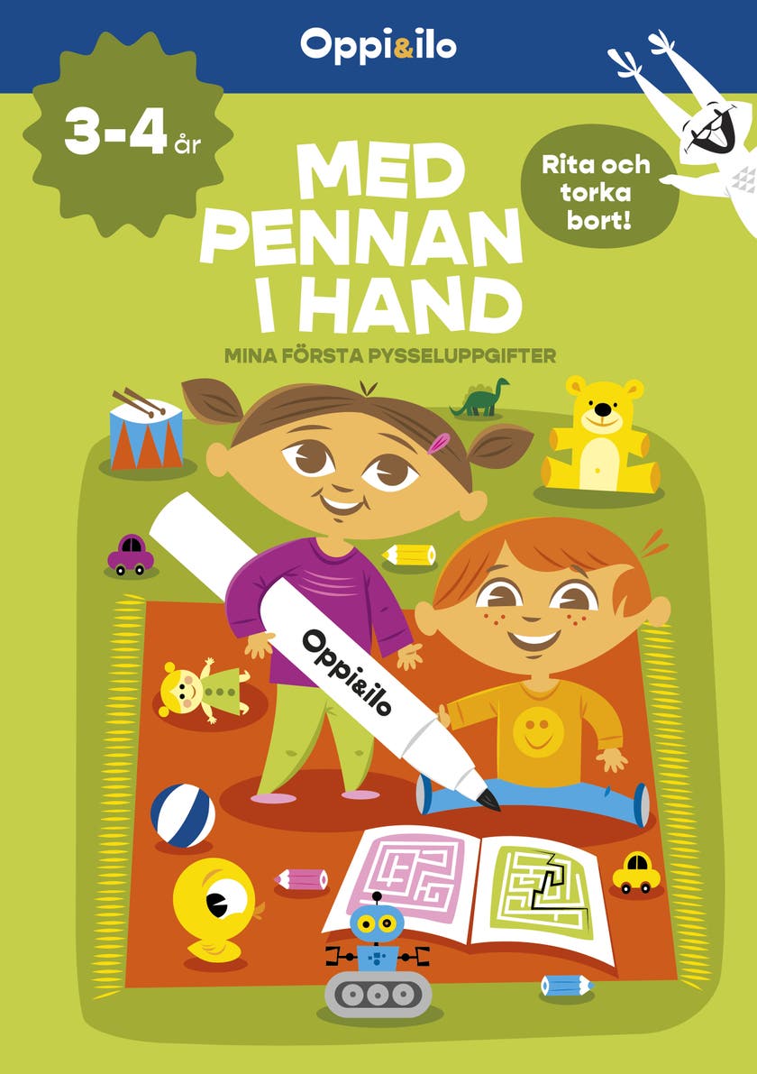 Med pennan i hand -pysselbok 3-4 år