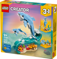 LEGO® Creator 3-i-1 Havsdjur: vackra delfiner 31385