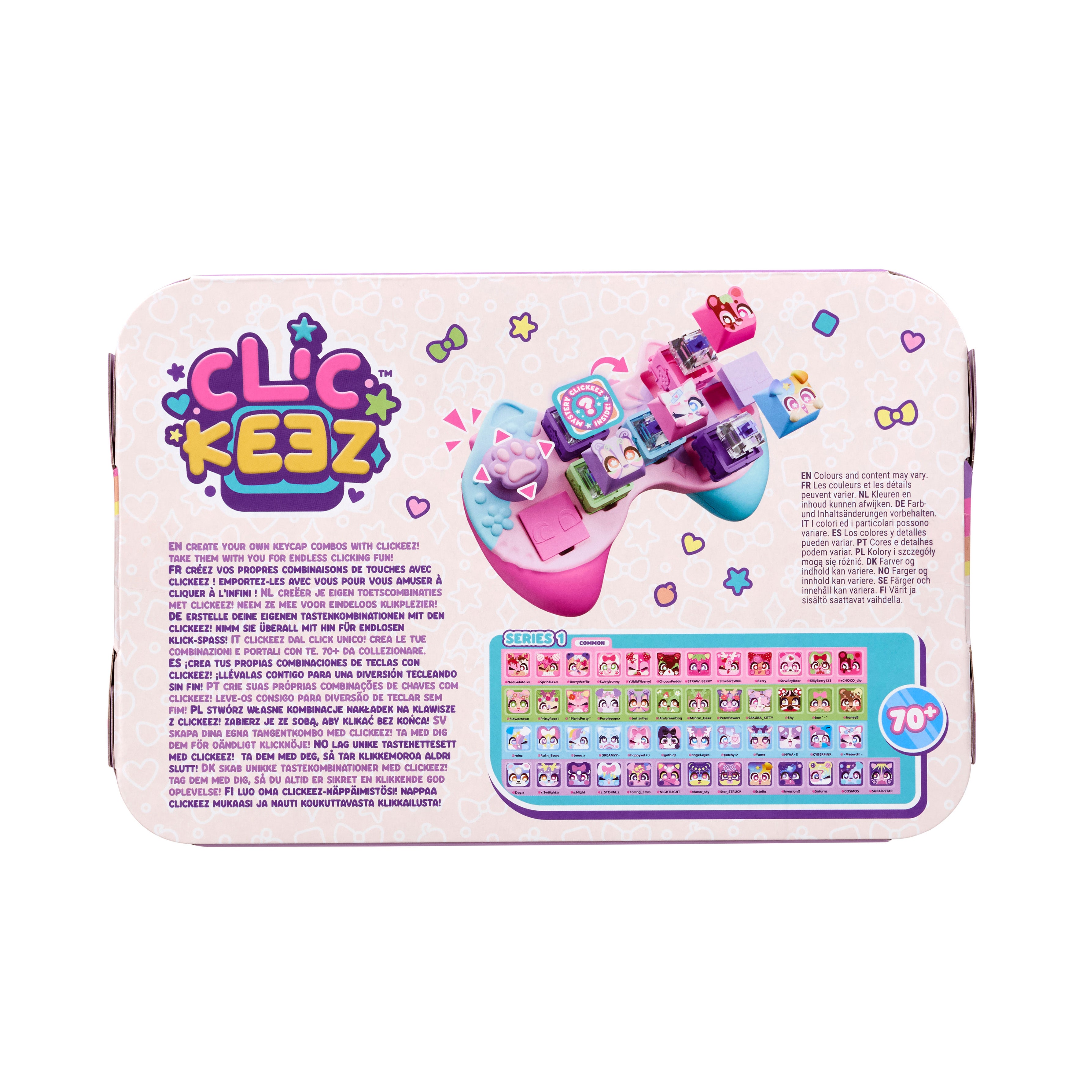 Clickeez Fidget Spelkontroll med tangenter