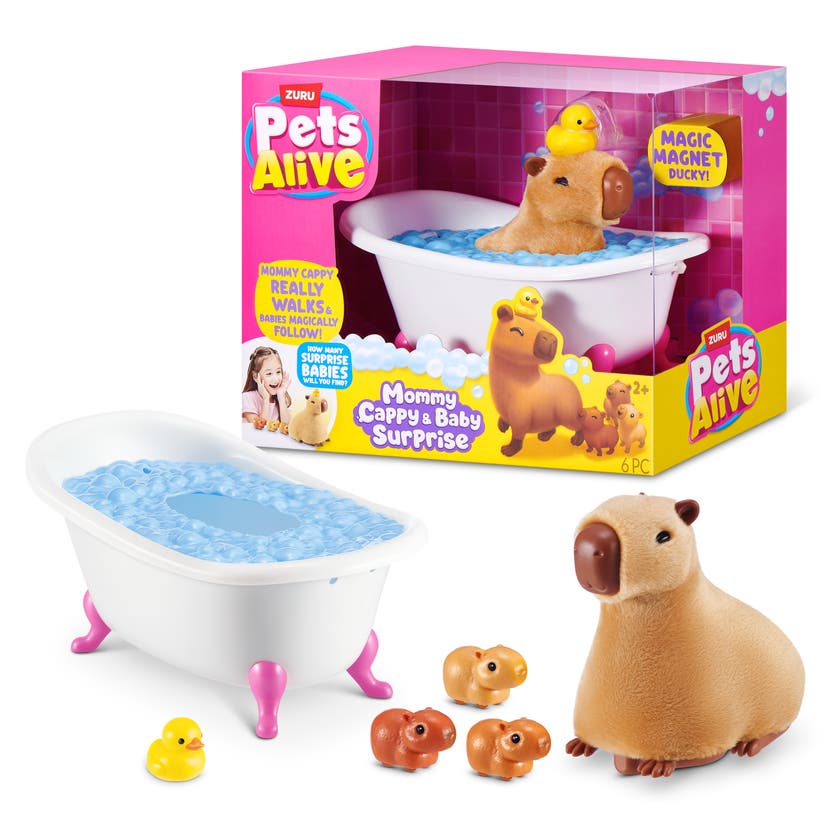 Pets Alive Mommy Cappy & Baby Surprise Gosedjur