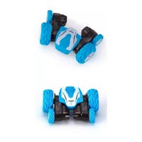 FUSION, Mini 4Ch 2.4G Rc Stunt Car 4 Wheel, Blå/Vit