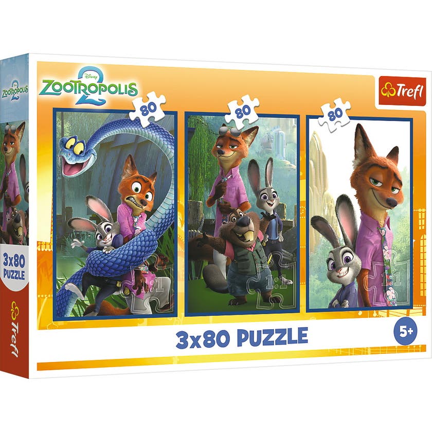 Trefl Pussel Zootropolis 2, 3x80 bitar