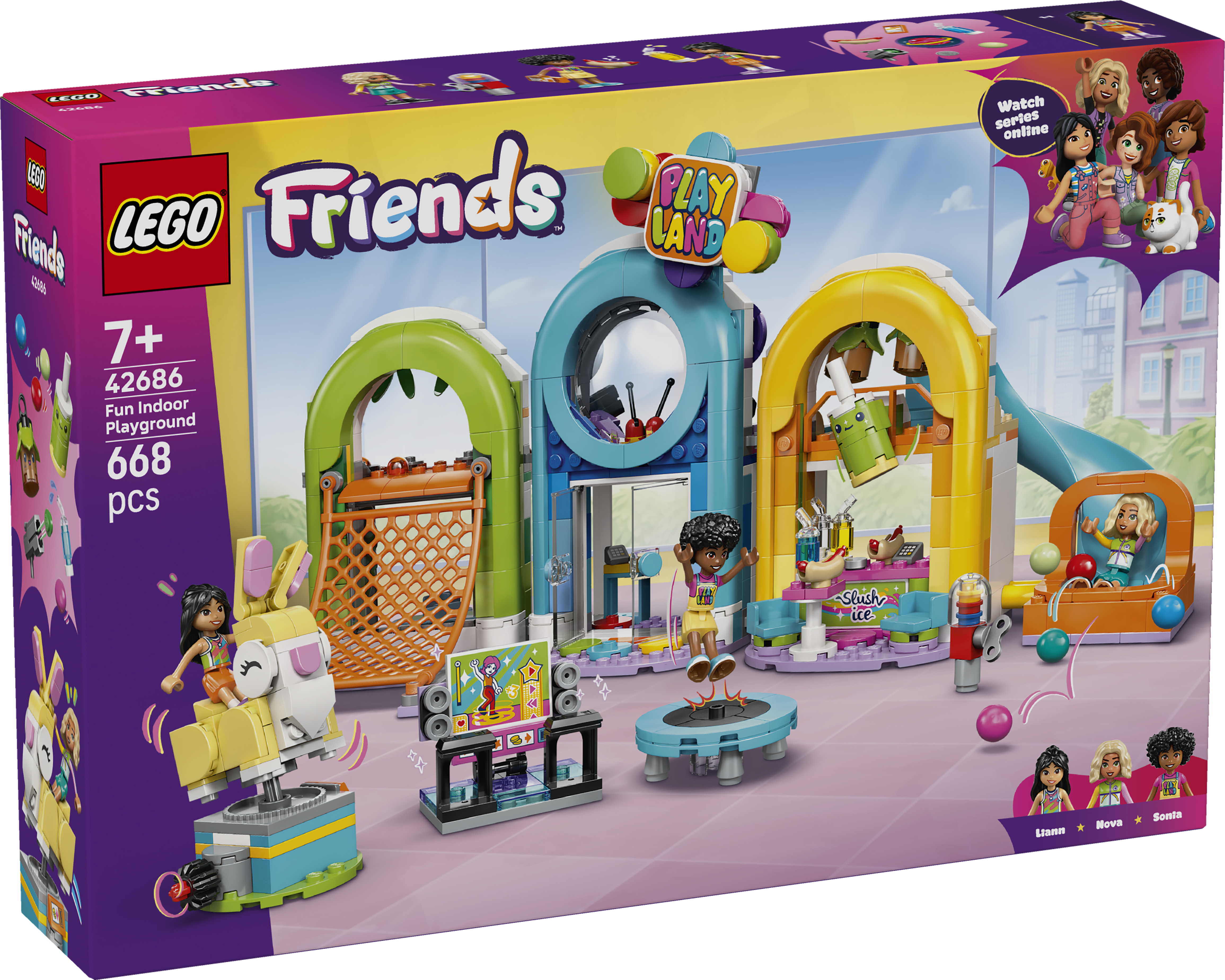 LEGO® Friends Rolig inomhuslekplats Set för låtsaslekar 42686